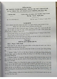 Luật Trật tự an toàn giao thông đường bộ - Hệ thống văn bản quy định chi tiết thi hành
