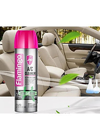 Chai xịt bọt Vệ sinh khử mùi hôi Điều Hoà Flamingo loại 500ml F020 cho Ô tô và phòng ngủ