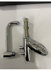 Vòi nước inox loại ngắn cổ thấp dùng cho máy lọc ion kiềm nhập khẩu Nanometer Đài Loan