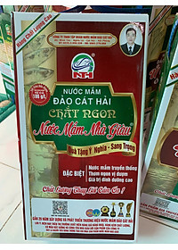 Nước mắm Chắt Ngon Nhà Giàu độ đạm cao,Hộp 2 chai ,dung tích 500ml/chai
