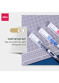 Bút Bi Nước Mực Gel Nhiều Màu Lẻ Chiếc Deli - Mực Trơn Đều Nhanh Khô Không Lem Phù Hợp Hoc Sinh Văn Phòng Ghi Chép Trang Trí Sổ Tay Kế Hoạch Planner - S853
