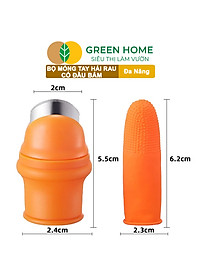 Bộ Móng Tay Hái Rau GreenHome, Có Đầu Bấm, Chống Bẩn Móng Tay, Bấm, Ngắt, Hái Rau Củ, Tiện Lợi