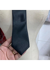 Cà vạt nam nữ bản nhỏ 6cm x36 cm - cà vạt thắt sẵn dây thun Việt nam sản xuất