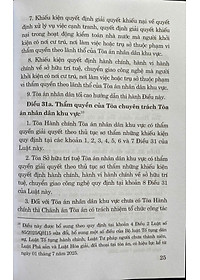 Luật Tố Tụng Hành Chính ( Sửa Đổi, Bổ Sung 2025)