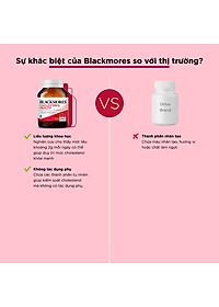 Viên Uống Hỗ Trợ Giảm Cholesterol Ngăn Ngừa Bệnh Tim Mạch Blackmores Cholesterol Health Lọ 60 Viên