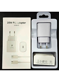 Bộ dây và củ sạc nhanh sam sung 25w type C - Hàng chính hãng