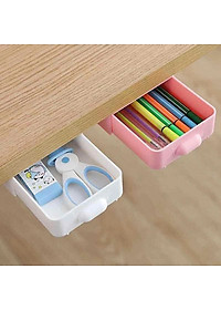 Hộc Ngăn Kéo Bàn Mini Có Keo Dán Để Văn Phòng Phẩm, Lưu Trữ Đồ Tiện Ích - Hàng Chính Hãng 