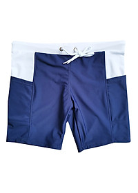 Quần bơi nam boxer lửng form dài giữa đùi, đồ bơi nam cao cấp trẻ trung phối màu đẹp QBL00110