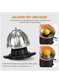 Máy vắt cam Lebenlang LBL833, công suất lớn 1000W, dung tích 400ml, vắt kiệt nước, bảo hành 2 năm - hàng chính hãng