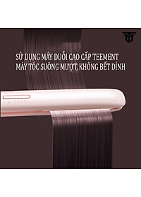 Máy Uốn Tóc, Máy Ép Tóc, Duỗi Tóc Đa Năng Teement, Thiết Kế Với 4 Mức Nhiệt Tùy Chỉnh Phù Hợp Với Nhiều Loại Tóc Khác Nhau Giúp Duỗi Thẳng, Làm Xoăn Tóc , Không Hư Tổn Tóc ,Tạo Kiểu Tóc Thông Minh - Dùng Cho Salon Tóc & Tại Nhà - Hàng Chính Hãng