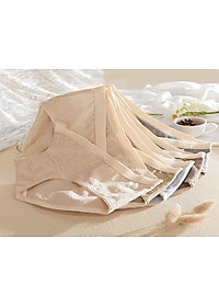 Quần lót bầu cạp chéo Azuno Chất Liệu Đũi Xước Thoáng Khí, Kháng Khuẩn Cho Mẹ