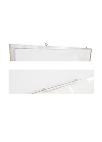 Bảng mica trắng 70 x 100cm viết bút lông viền nhôm + Tặng 01 bút lông bảng