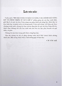 500 Bài Toán Cơ Bản Và Nâng Cao Lớp 1