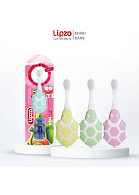 Bàn Chải Đánh Răng Lipzo Kids Step1 Cao Cấp Công Nghệ Chỉ Tơ Nha Khoa Siêu Mềm Dành Cho Trẻ Em Trên 2 Tuổi