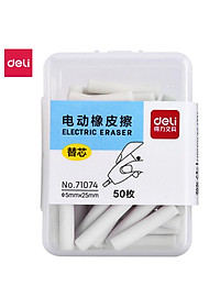 Lõi tẩy thay thế bút tẩy điện 50c/hộp - Phù hợp mới tẩy điện 71107 EH02800 - 1 hộp - 71074