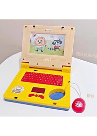 Đồ Chơi Giáo Dục Sớm Máy Tính Xách Tay Trẻ Em Chiếu Sáng Phát Âm Nhạc Đồ Chơi Cho Bé 0-3 Tuổi