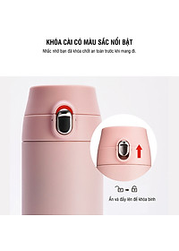 Bình Giữ Nhiệt LocknLock Featherlight One-touch Tumbler LHC3257 500ml