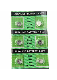 20 Vỉ 200 Viên Pin Đồng hồ AG1 - LR621 - 364 - SR621 - 164