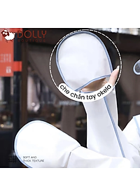 Áo Mưa Thời Trang Có Khoá Kéo Tiện Lợi Hình Gấu Nice Màu Trắng - Áo Mưa 1 Người Cao Cấp