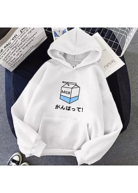 ÁO HOODIE NAM NỮ IN HỘP SỮA (NHIỀU MÀU)