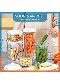 Hộp đựng đồ khô, bảo quản thực phẩm nắp vặn chân không nhiều kích cỡ