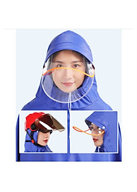 Áo Mưa Dơi 2 Đầu Phản Quang Đi Trời Tối Có Kính Che Mặt- Thiết Kế Chống Thấm Nước- Chất Lượng Cao Chính Hãng MINIIN