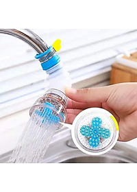 Đầu nối vòi nước KG17 tăng áp thông minh chứa hạt lọc bẩn, phù hợp mọi loại vòi xoay 360độ khoảng 3.5cm (giao màu ngẫu nhiên)