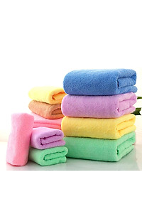 Khăn Tắm, Khăn Mặt, Combo 2 Khăn Lông Cừu Kích Thước 70cm x 140cm, 35cm x 75cm, Tiêu Chuẩn Hàn Quốc Sêu Mềm Mịn, An Toàn Cho Da - Chính hãng 