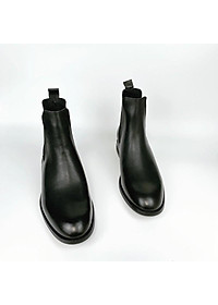 Giày Chelsea Boots công sở, đế phíp gỗ, da bò nguyên tấm