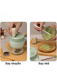 MÁY XAY TỎI, CẮT HÀNH, CẮT RAU CỦ CẦM TAY TIỆN DỤNG