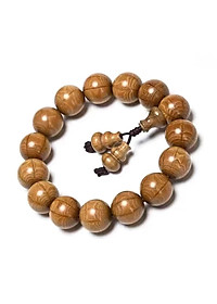 VÒNG TAY CHUỖI GỖ LỤC ĐẠO MỘC LIÊN HOA 15 ly TẶNG HỘP ĐỰNG