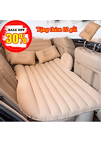 Đệm giường hơi xe ô tô loại tốt - đệm hơi ghế sau ô tô vải nhung dùng cho ô tô bán tải ô tô 5 chỗ, ô tô 7 chỗ