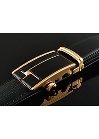 Thắt lưng nam cao cấp AT Leather P110 - Đen