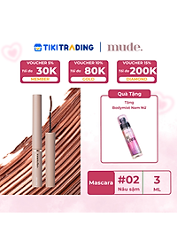 Mascara Chuốt Cong Dài Dày Mi Tự Nhiên Mude Inspire Skinny Curling Mascara (3ml)