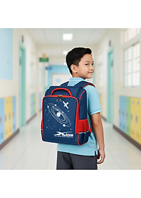 Balo học sinh chống gù Xbags Universe – Balo tiểu học siêu nhẹ thiết kế hiện đại cao cấp chính hãng XB3102