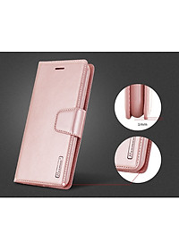 Bao da dạng ví dành cho Samsung Galaxy A52 chính hãng Hanman có quai cài