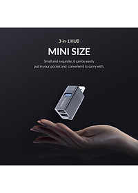 Hub usb 3 cổng USB 3.0 Orico MINI-U32L- Hàng Chính Hãng