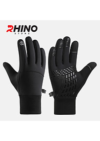 Găng tay hở ngón giữ ấm, chống gió mùa đông Rhino G301 cảm ứng điện thoại cho nam, nữ