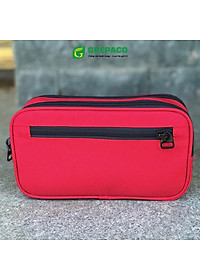 Túi Hộp Đựng Bút Viết Grepaco Bằng Vải Bố Canvas Tote Đẹp Nhiều Ngăn Size Lớn Đa Năng Dành Cho Học Sinh, Sinh Viên, Dân Văn Phòng Đựng Dụng Cụ Đồ Dùng Học Tập, Mỹ Phẩm, Phụ Kiện Đồ Cá Nhân – Hàng Chính Hãng