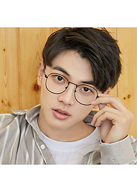 Kính Giả Cận, Gọng Kính Cận Nam Nữ Mắt Tròn Gọng Đen Không Độ Hàn Quốc - BLUE LIGHT SHOP