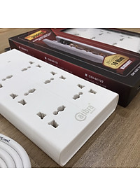 Ổ cắm điện  Calibra 6 Ổ 1 Công Tắc 4000W CSU-6K1A, An toàn, siêu chịu tải / Hàng chính hãng