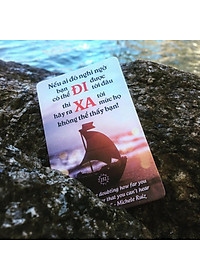 Bộ 52 Bookmark Cảm Hứng - Fususu Card Red từ #105 tới #156 - Các Câu Nói Hay Truyền Cảm Hứng Sống - Hình Ảnh Châm Ngôn Tạo Động Lực Mạnh - Đựng Trong Hòm Kho Báu Sáng Tạo Dễ Thương