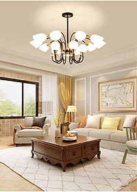 Đèn chùm ASHEN kiểu dáng hiện đại trang trí nội thất sang trọng.