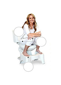 Ghế Kê Chân Toilet Chống Táo Bón Ngăn Ngừa Các Bệnh Tiêu Hóa Khi Đi Vệ Sinh