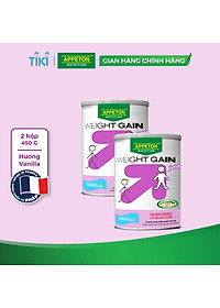 Combo 2 Sữa Tăng Cân Appeton Weight Gain Junior cho Trẻ Em hương Vanila 450g