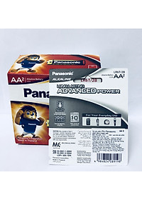 Hộp pin (12 vỉ 2 viên) pin Kiềm Alkaline Panasonic AA LR6T/2B-Hàng chính hãng