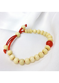 Vòng dâu tằm đính thủy ngọc - Đỏ Ruby