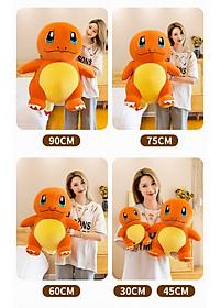 Gấu Bông Pokemon Khủng Long Lửa Charmander Hot (23cm--->90cm) Hàng Xịn Cao Cấp, An Toàn Cho Người Sử Dụng