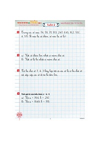  phiếu bài tập cuối tuần môn toán lớp 4 (dùng chung cho các bộ sgk hiện hành)