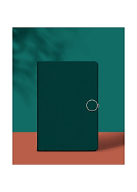 Sổ tay ghi chép có khóa da trơn PU mềm đẹp sang trọng tặng quà hội nghị - B111